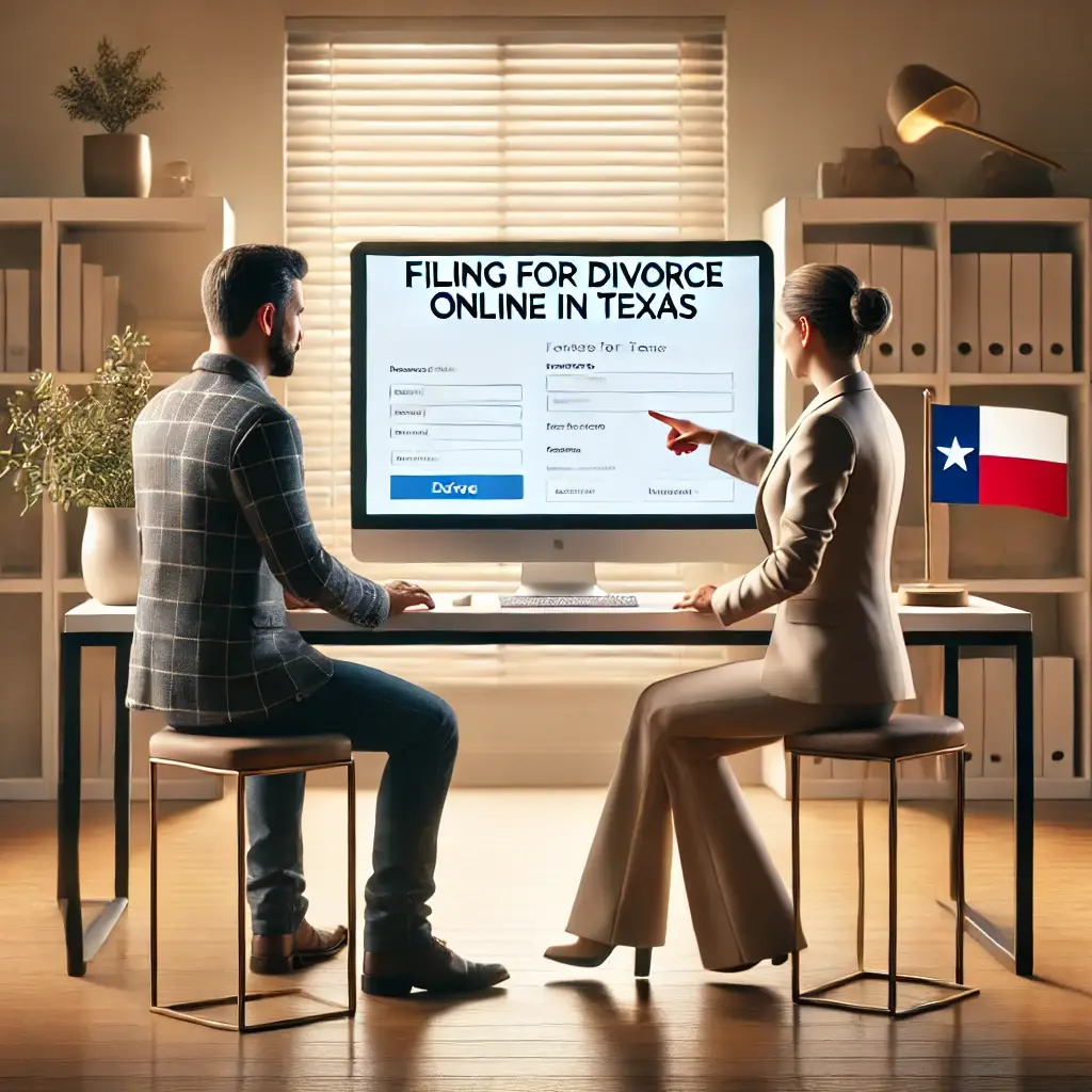 Filing for Divorce online in Texas