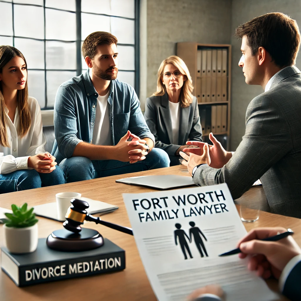 How a Fort Worth Family Lawyer Can Help You with Divorce Mediation