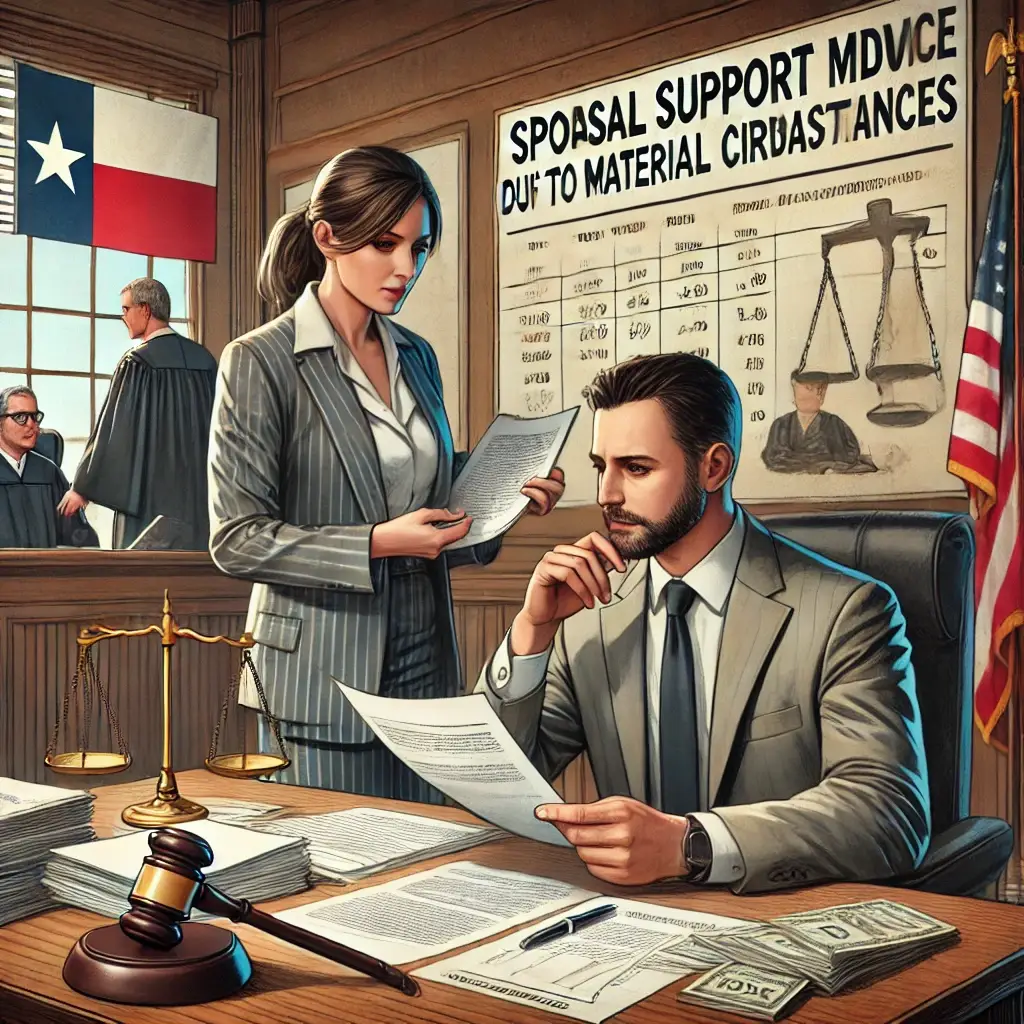 Material Circumstances and Spousal Support