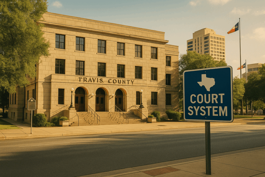 A visual representation of jurisdiction, highlighting the court system involved.