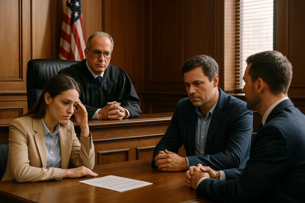 What Judges Look For on the First Court Date for Divorce in Texas