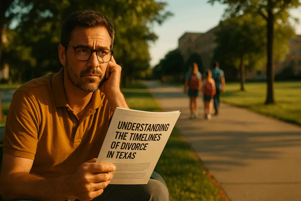 Understanding the Timelines of Divorce in Texas