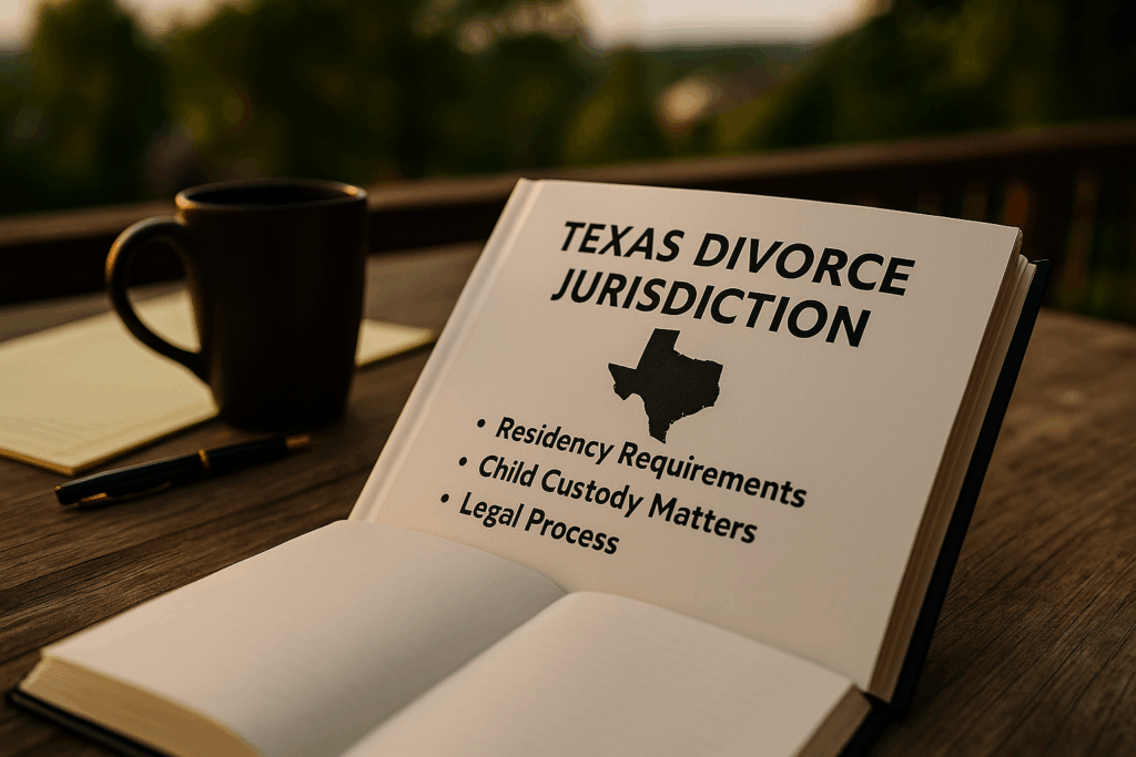An overview of Texas divorce jurisdiction, including child custody matters.