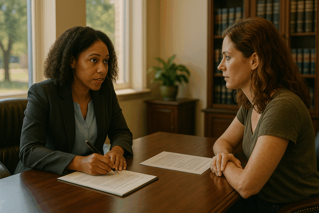 Consulting with experienced legal counsel in Texas divorce cases.